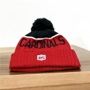 Arizona Cardinals NFL New Era On Field Sport Knit Beanie Hat.